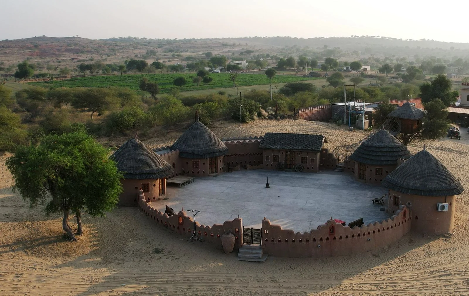 Dhani accommodation at Camp Thar Osian